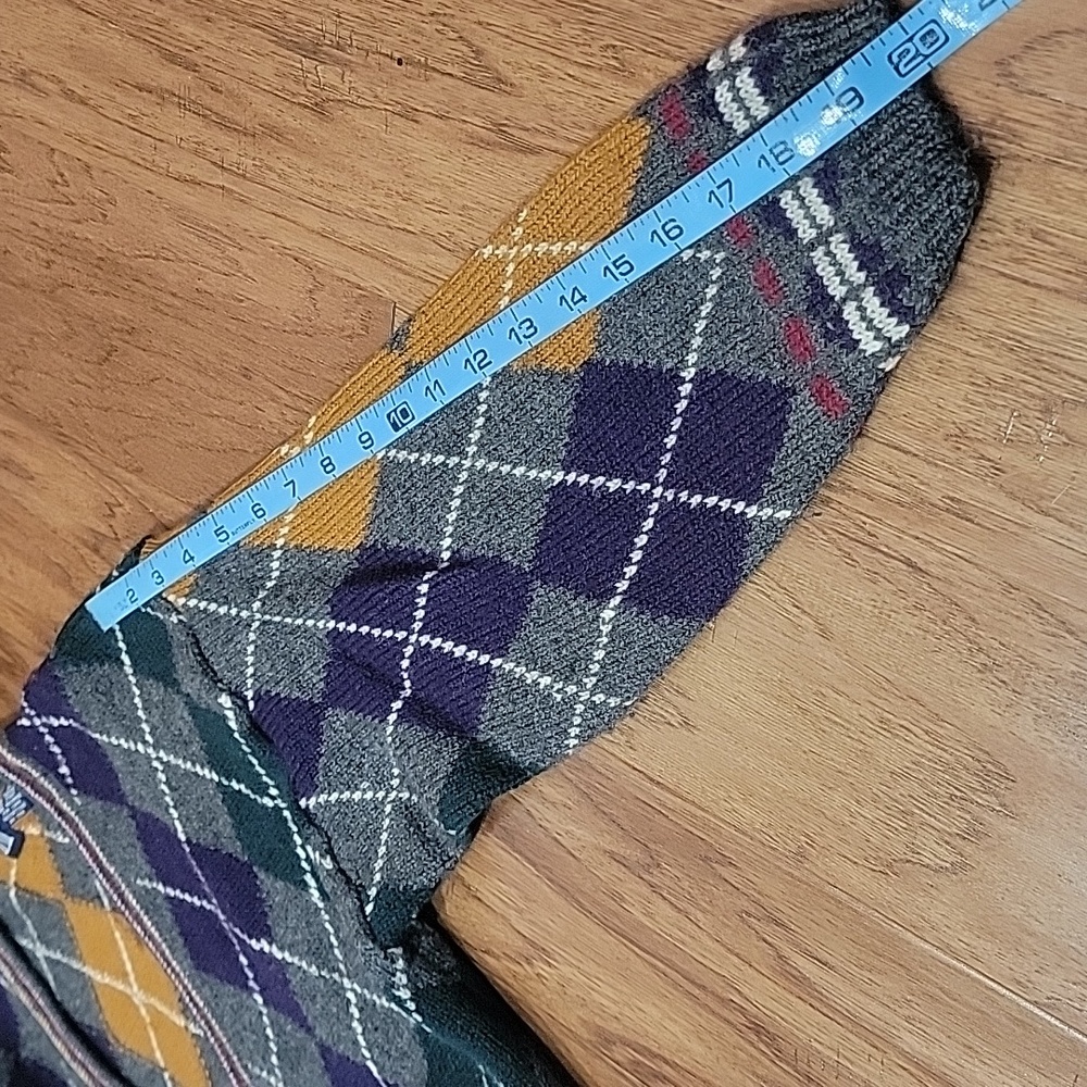 Vintage Wool Argyle Cardigan - Picture 11 of 11